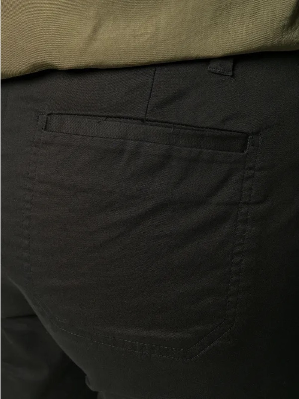 VINCE Black Knee-Length Chino Shorts Sz 4 Modern Minimalist - Picture 5 of 12